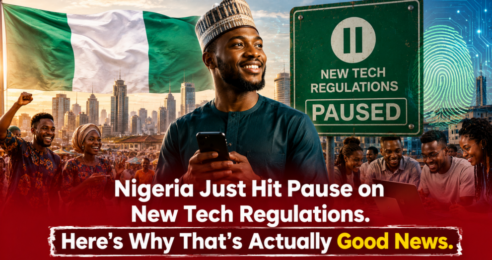 Nigeria Just Hit Pause on New Tech Regulations. Here's Why That's Actually Good News.