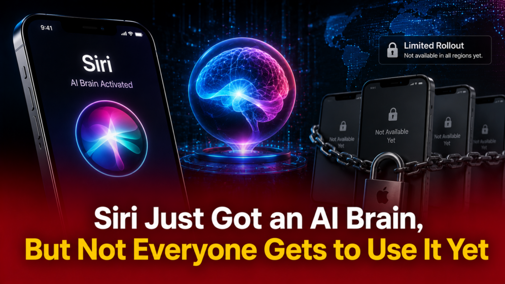 Siri Just Got an AI Brain. But Not Everyone Gets to Use It Yet.