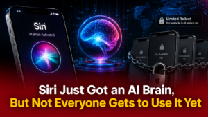 Siri Just Got an AI Brain. But Not Everyone Gets to Use It Yet.
