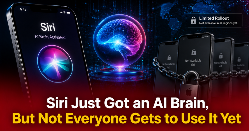 Siri Just Got an AI Brain. But Not Everyone Gets to Use It Yet.