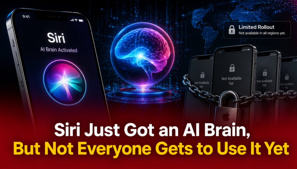 Siri Just Got an AI Brain. But Not Everyone Gets to Use It Yet.