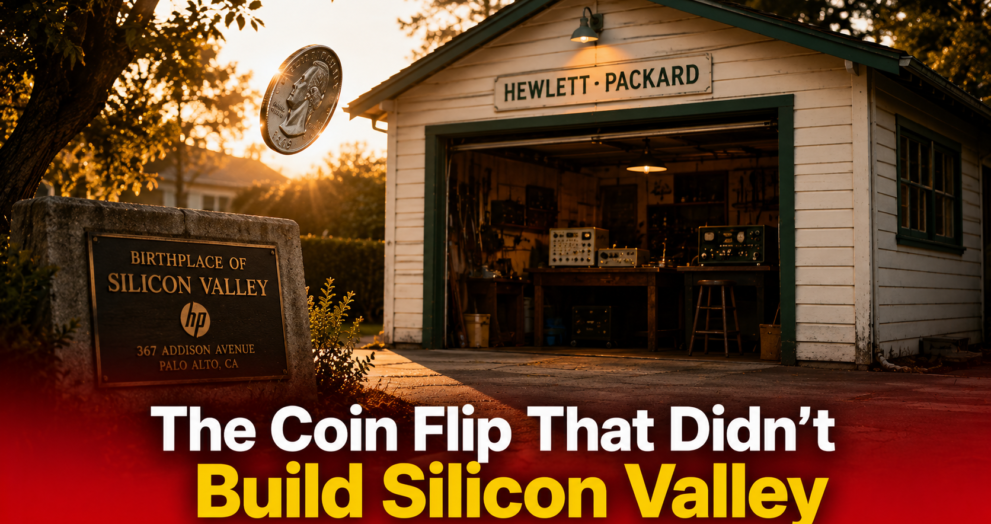 The Coin Flip That Didn't Build Silicon Valley (But Everyone Says It Did)