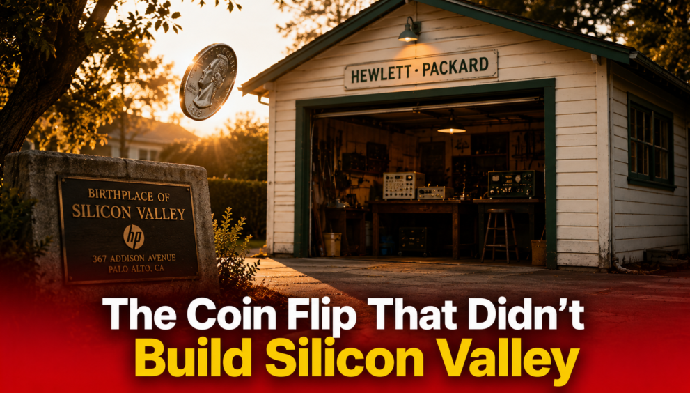 The Coin Flip That Didn't Build Silicon Valley (But Everyone Says It Did)